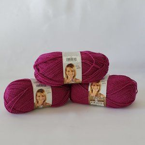 3X VANNA'S GLAMOUR YARN 1.75 OZ JEWEL